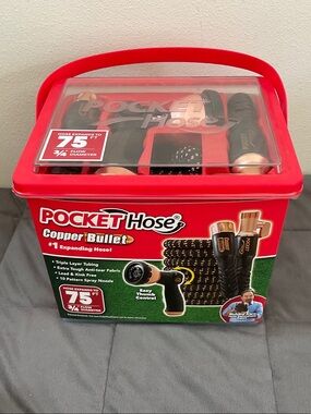 Pocket Hose Copper Bullet 75 ft NWT